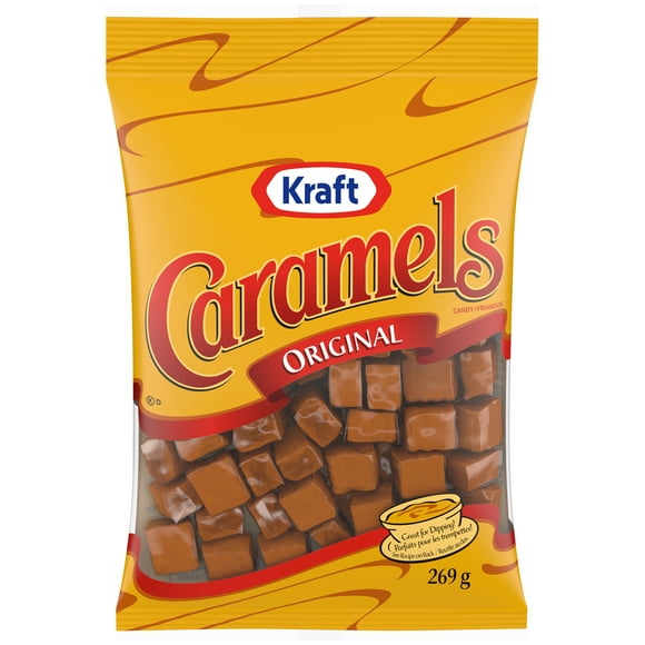 Kraft Caramels Individually Wrapped Candy, 269 gr Bag, 269g