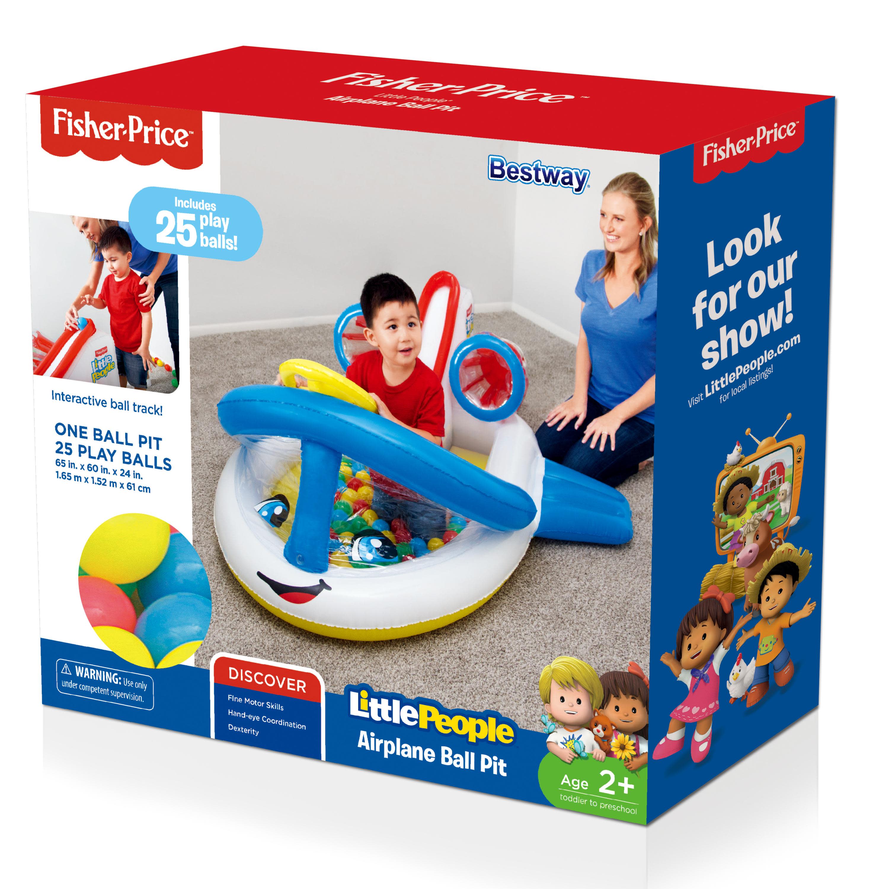 Fisher-Price Little People Airplane Ball Pit Set for Kids Ages 2+ - image 3 of 8