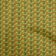 thumbnail image 1 of oneOone Rayon Rust Brown Fabric Kalamkari Fabric For Sewing Printed Craft Fabric By The Yard 56 Inch Wide, 1 of 5