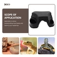 thumbnail image 2 of 2pcs Tortoise Feeding Cave Adornment Reptile Pet Hiding Cave Photography Prop, 2 of 9