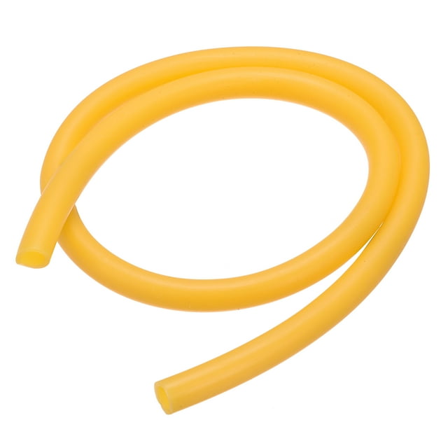 Tubo de goma de látex natural Uxcell 1/2"(12mm) ID 11/16"(17mm) OD 3.3ft altamente elástico para ejercicio deportivo