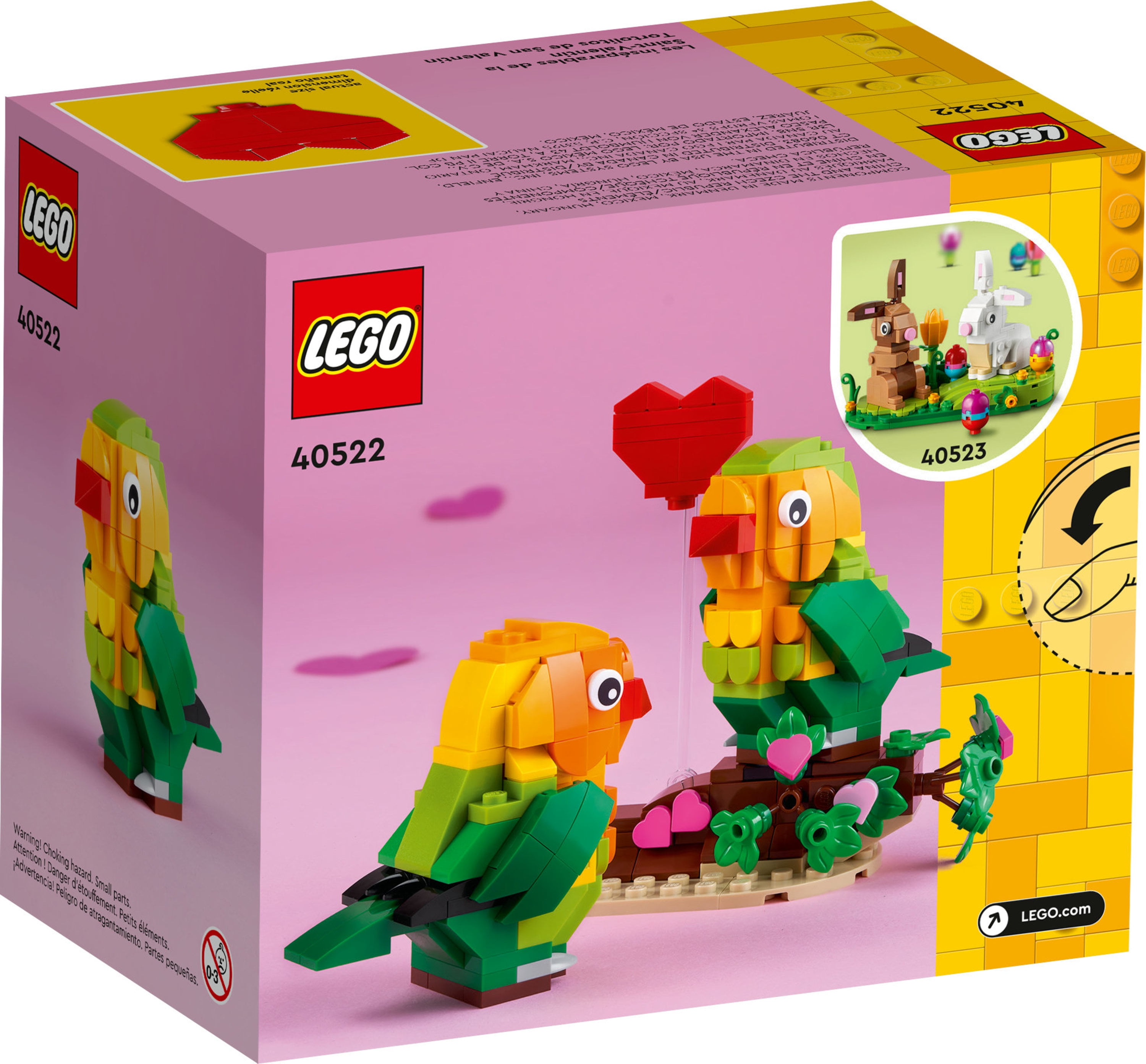 Metal linje kasket nå LEGO Valentine Lovebirds 40522 Building Toy Set (298 Pieces) - Walmart.com