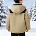 thumbnail image 5 of ITSAME Boys Hooded Parka Coat (3-12) Long Sleeve Mid Length Thermal Winter Outerwear with Flap Pockets Size 5T, 5 of 9