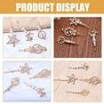 thumbnail image 4 of IDEANATEGRATE 4Ud Pasadores Para Metálicos Dorados Con Pedrería Y Charms De, 4 of 7
