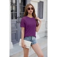 thumbnail image 3 of Camisetas de Corta con Encaje para Mujer, de Estilo Ejecutivo, Color , Talla S, 3 of 9