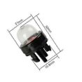 thumbnail image 4 of 5pcs Chainsaw carburetor primer pumpblack3.2*2.1cm, 4 of 4