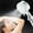 Silver_New#1151, variant on High Pressure Handheld Showerhead for Hard Water, 4 Spray Modes, Adjustable, Easy Install, ABS Material, Silver, for Home, Gym, Seniors, Hotels