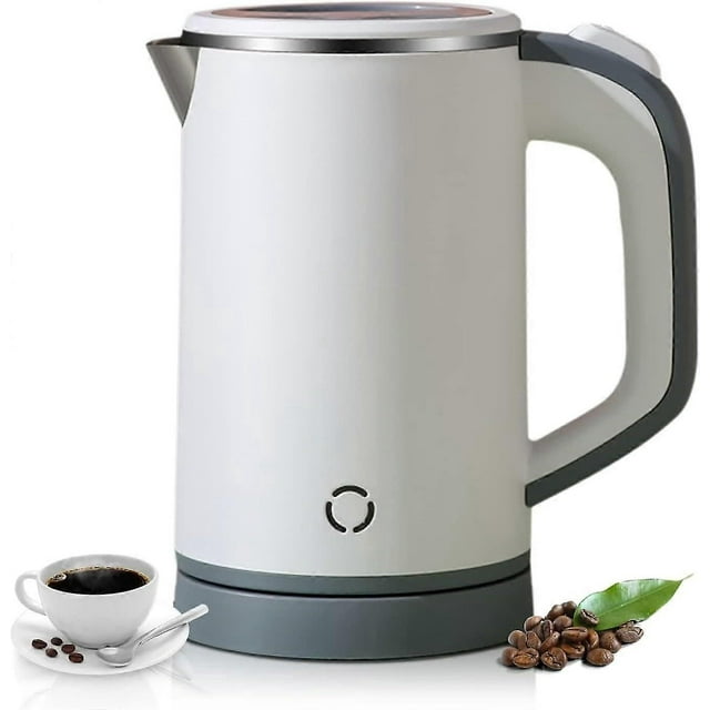 AURA 800ml KettlesCordless Fast Boil Quiet Electric Kettles Auto Shut-Off Boil-Dry Protection Ideal for Home, Office, Hotel (White)