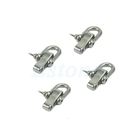 

✪ Adjustable Stainless Steel U Shaped Shackle Buckle For Paracord Bracelets