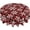 Snowflake, variant on Christmas Round Tablecloth 60 Inch Christmas Snowflake Table Cloth Red Black Buffalo Plaid Polyester Table Cover Holiday Decorative for Christmas Winter Holiday Kitchen Party Indoor and Outdoor