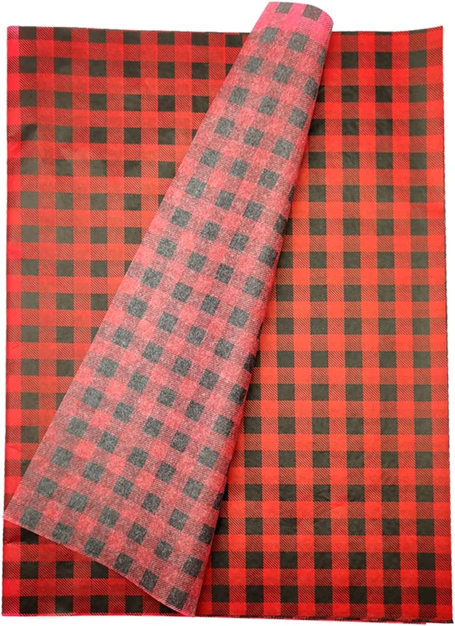 buffalo check christmas paper