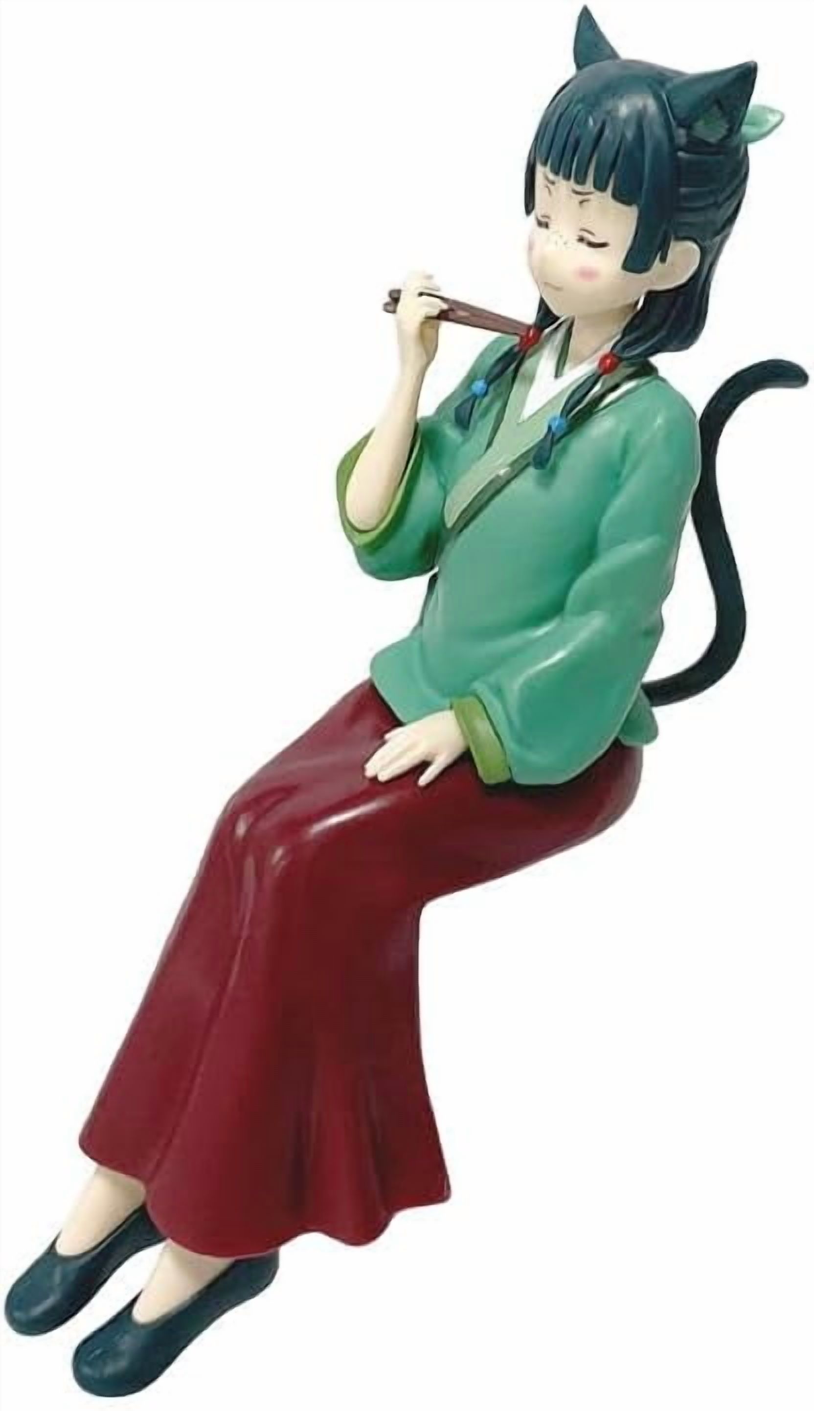 New Maomao Figure, Cat Ears Maomao Action Figure Handmade PVC Anime Cartoon Manga Game Character Model Statue Collectible Craft Gift (a)