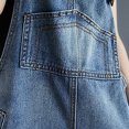 thumbnail image 7 of Women's Casual Adjustable Strap Denim Bib Overalls Shortalls Romper Classic Trendy Summer Shorts Jumpsuits for Women, 7 of 7