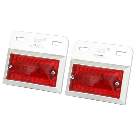 - Unique Bargains Van Car Truck 3 Wires 2 Stop Turn Signal Tail Light Red 2 Pcs