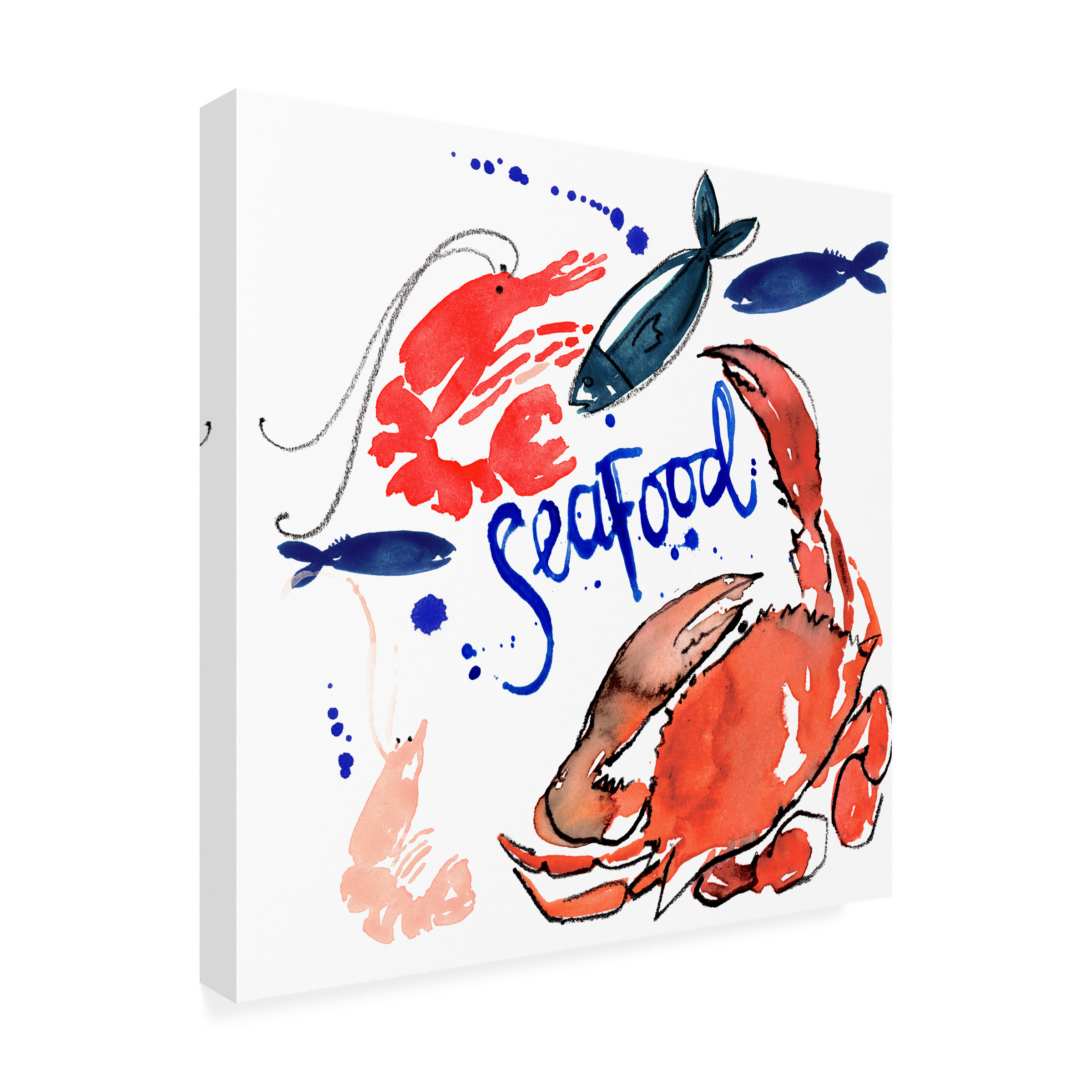 Jennifer Paxton Parker 'Fruits De Mer II' Canvas Art
