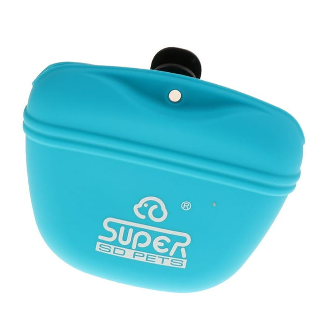 Bolsa de Silicona perfecl para Perros Bolsa de Entrenamiento Azul 12.5x4x10.5cm