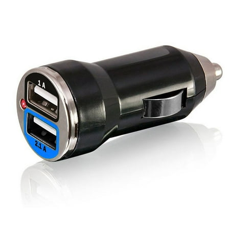 EpicDealz Dual USB Car Charger 3.1Amp 15.5W - 1.0&2.1A Smart Power Supply For BlackBerry Curve 9300 9330 9350 9360 9370 -