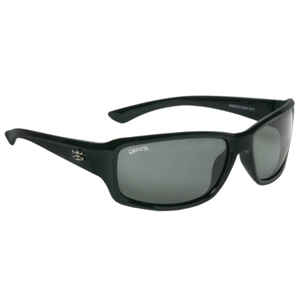 Calcutta Polarized Outrigger Sunglasses Black/Grey Lens OR1G
