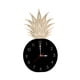 thumbnail image 3 of Reloj de pared con fruta de piña, bonito y silencioso acrílico, decoración colgante de pared para sala de estar, habitación de niños, decoración del Negro Macarena Reloj de pared, 3 of 8