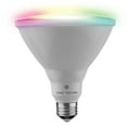 thumbnail image 2 of GE CYNC Smart Outdoor Floodlight, Full Color, Bluetooth and Wi-Fi Enabled, Alexa and Google Home Compatible, Medium Base, Dimmable, No Hub Required (2 Pack), 2 of 11
