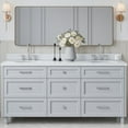 thumbnail image 4 of Ariel B73DCWOVOWOA Monroe 72" Free Standing Double Basin Vanity Set - Wood, 4 of 6
