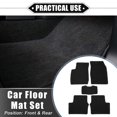 thumbnail image 2 of 1 Set Car Floor Mats for Ford Fiesta 2009-2016 Non-slip Velour Front Rear Auto Floor Carpet Liner Rug, 2 of 6