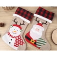 thumbnail image 3 of Calcetín de Navidad Adorno para el hogar Encantadora decoración de vacaciones Bolsas de regalo Decoraciones colgantes Calcetín de Navidad Kits de decoración para fiestas Muñeco de nieve Ounissouiy HA069685-03, 3 of 6