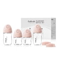 thumbnail image 1 of Gulicola Natural Glass Baby Bottles Set 4 Pack, Newborn Boy Breastfeeding Bottles with Slow Flow Nipples, 0 Months+, 3 oz & 5 oz - Pink, 1 of 7