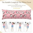 thumbnail image 5 of Hello Kitty Anime Body Pillow Cover Ultra Soft Microfiber Pillowcases with Hidden Zipper Closure 20x54inch, 5 of 5