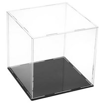 GAXIRE Acrylic Display Case for Action Figures and Collectibles, Protective Modern Clear Display Box, 1 Piece