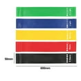 thumbnail image 5 of Mosey 5Pcs Yoga Resistance Band 5/10/20/30/40LB Exercise Loop Band Strength Training Crossfit Tension Band for Men Women Body Stretching Elastic Band Home Gym Fitness Equipment, 5 of 7