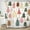-, variante sur Rideau de Douche Joyeux Noël Rouge et Noir Rideau de Salle de Bain Buffalo avec Points Blancs et Flocon de Neige Décor en Polyester avec 12 Crochets, 72 x 72 Pouces