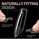 thumbnail image 4 of Short Square Nail Tips Soft Gel Full Cover Net Gelil Nail Tips Half Matte Acrylic Nail Tips Previously Fake Fake False., 4 of 5