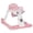 Pink, variant on Dream on Me 2-in-1 Charlie Baby Walker, Easy Convertible Baby Walker, Walk Behind, Height Adjustable, Speed Adjusting Wheels, 360-Degree Rotating Seat, Mint