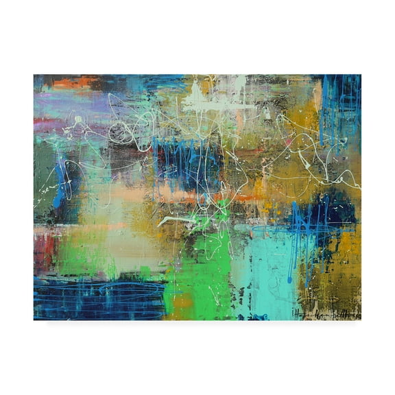 Trademark Fine Art 'City Reflection' Canvas Art by Ingeborg Herckenrat