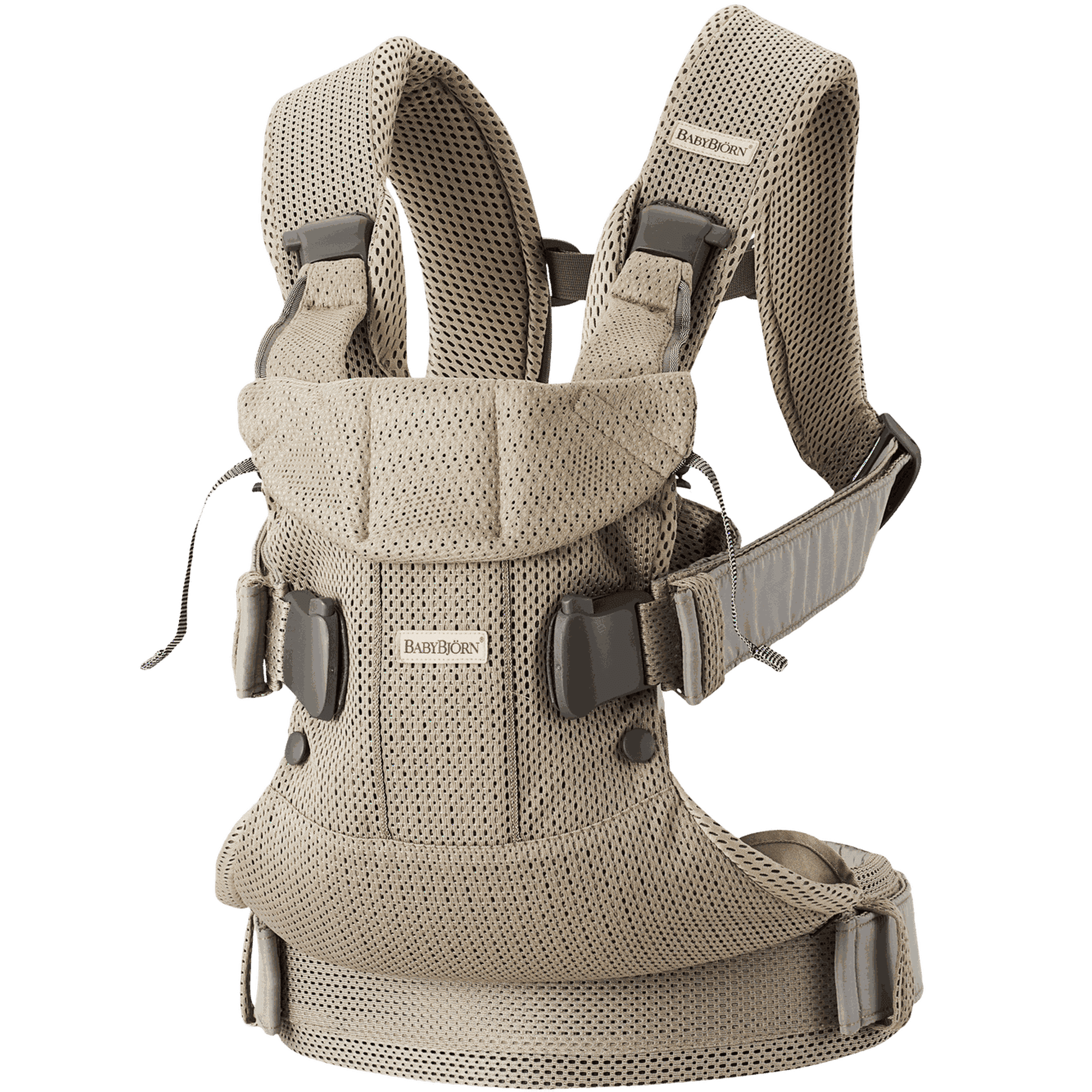 BabyBjorn Baby Carrier One Air, 3D Mesh, Grey beige