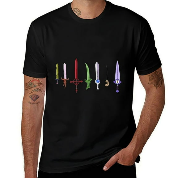Finn Sword Adventure Time Mens T Shirts Cotton Short Sleeve T-Shirt Crew Neck Tees Casual Shirt