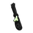thumbnail image 1 of Wosthever Cuerda Prusik Premium de 6 mm, cuerda reflectante para exteriores, línea de sujeción de alta resistencia y durabilidad. carpas negro, 1 of 6