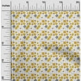 thumbnail image 2 of oneOone Cotton Poplin Twill Yellow Fabric Geometric Craft Projects Decor Fabric Printed By The Yard 56 Inch Wide, 2 of 5