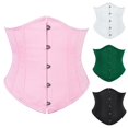 thumbnail image 3 of DuoJiaJ Womens Waist Cincher Corset, Lace Up Shaping Belt Festival Outfit Pink Sizes XS-2XL, 3 of 7