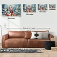 thumbnail image 5 of Merry Christmas French Bulldog Enjoys Woofmas Winter Xmas Holiday Horizontal Matte Canvas Poster Dog Lover Gifts Wall Art Home Decor - 02022, 5 of 5