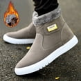 thumbnail image 2 of Dsscvnef Bottes d'Hiver pour Hommes Hautes Isolées Chaudes Thermiques - Chaussures de Randonnée pour Temps Froid, 2 of 7