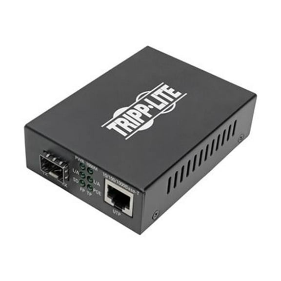 10-100-1000 Mbps Gigabit SFP Fiber to Ethernet Media Converter POE