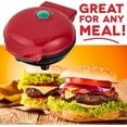 thumbnail image 4 of Electric Crepe Maker Nonstick Crepe Pan Portable Mini Household Pancake Machine compatible with Breakfast Lunch Dinner Snacks, Panini Crepe Maker UK Plug UK Plug, 4 of 5