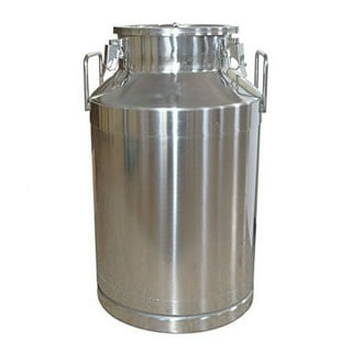 GLEAVI Stainless Steel Bucket 2 Gallon Bucket with Lid Stainless Steel  Water Bucket Pickup Bucket Small Bucket with Handle Milk Barrel Milk Pail  Metal