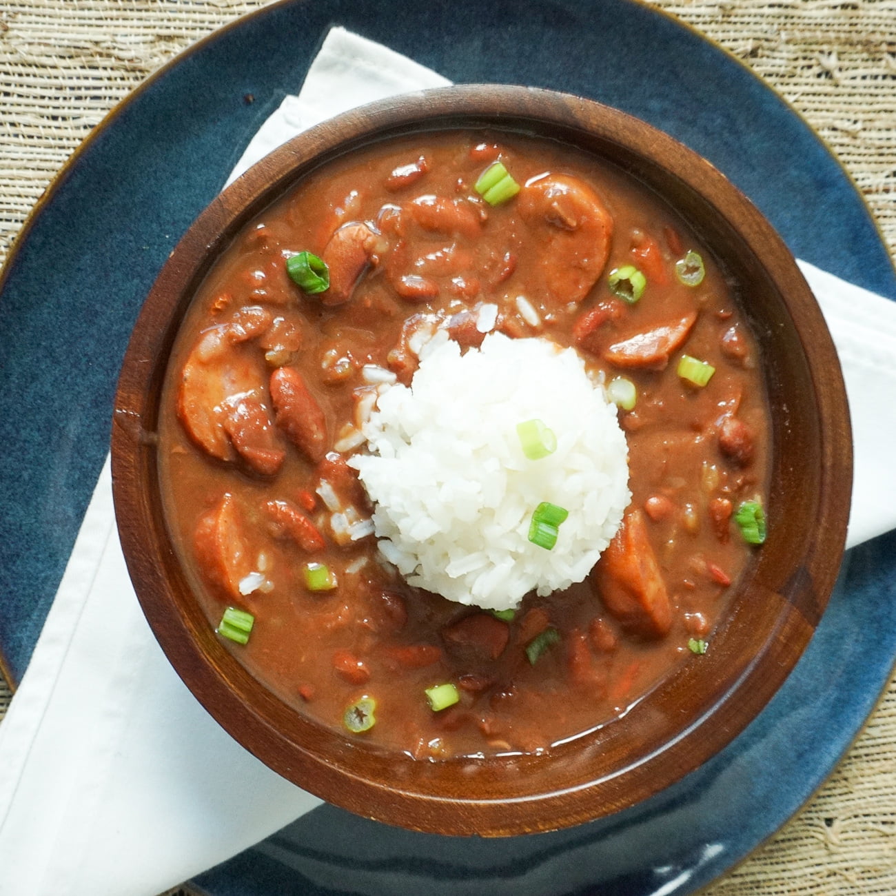 Blue Runner Creole Cream Style Red Beans, New Orleans Spicy, 27 oz Can, Heat and Serve