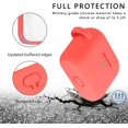 thumbnail image 3 of Étui pour Airpods Pro, Coque de Protection pour Airpods Pro, Étui de Chargement Sans Fil, Mignon Étui Air Pods 3 Accessoires de Protection en Silicone Porte-Clés/pompon/sangle (Corail Vivant), 3 of 8