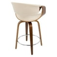 thumbnail image 3 of LumiSource Curvini Mid-Century Modern Counter Stool, 3 of 8