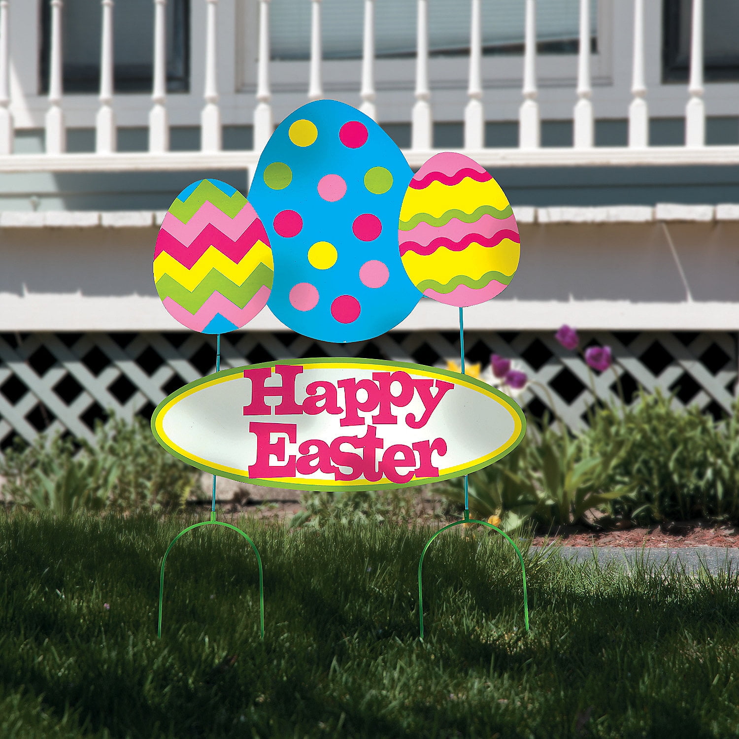 Easter Metal Outdoor Yard Stake Home Decor 1 Piece