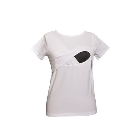 

LVMA2500 - 100% premium Cotton - Women Nursing Maternity T-Shirt